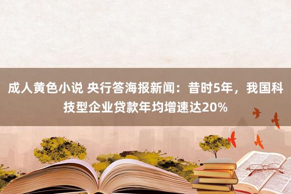 成人黄色小说 央行答海报新闻：昔时5年，我国科技型企业贷款年均增速达20%